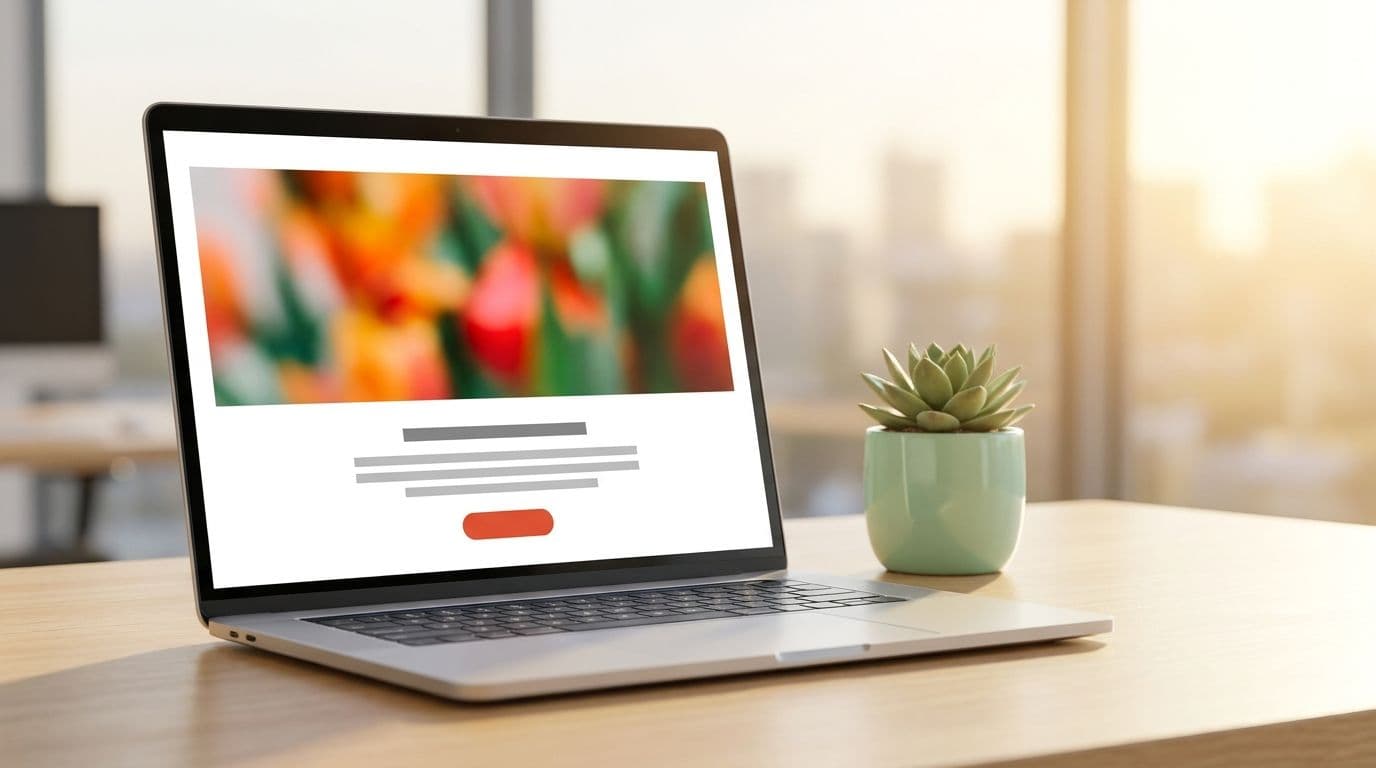 Artist / Small-Business Landing Page preview